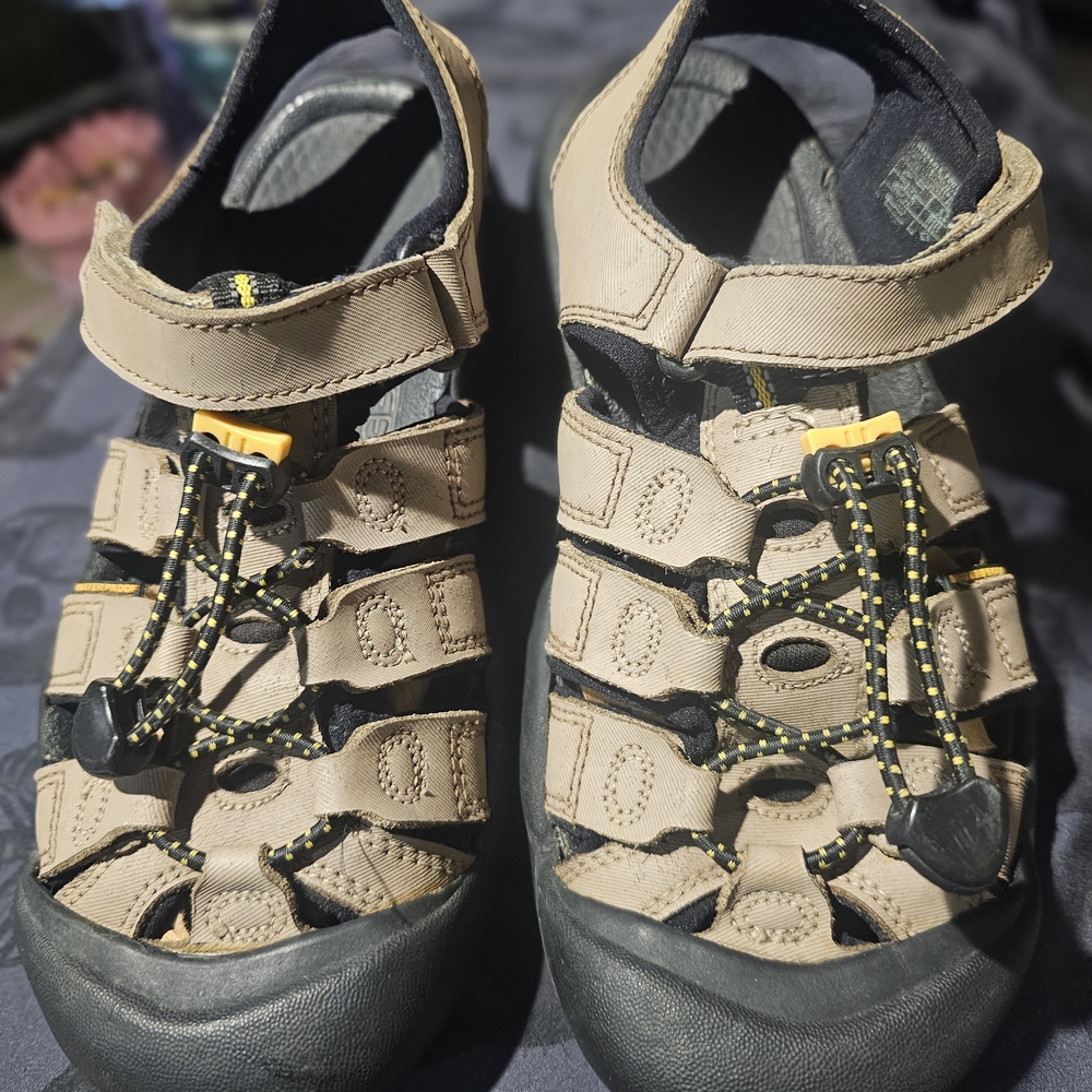 Kids Tan Outdoor Sandals